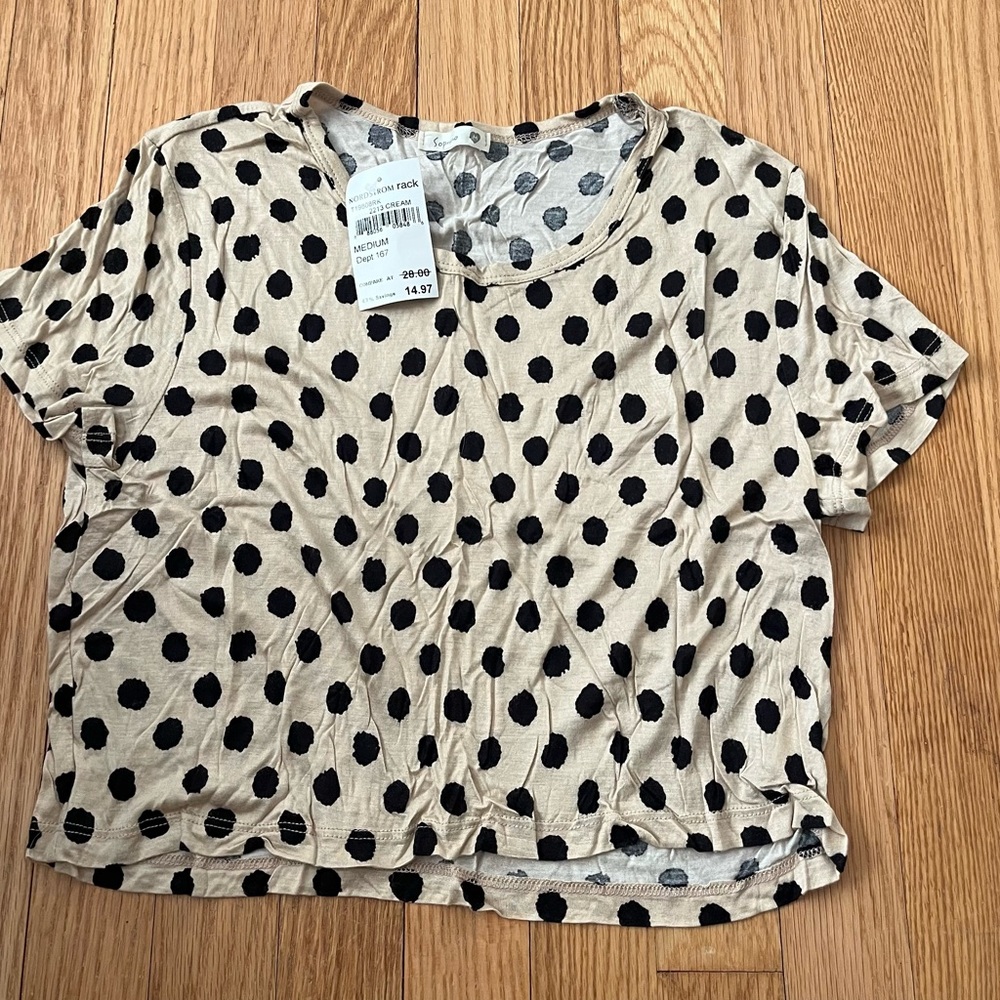 Sopranos Polka Dot Women's Cropped Top - Medium